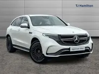Used Mercedes EQC400 AMG Line Premium 300 kW (408 HP) 2020 White SUV