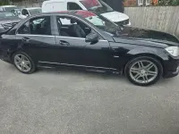 Used Mercedes C200 2009 Black Sedan