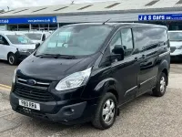 Used Ford Transit Custom Limited 125 HP (91 kW) 2015 Black Van