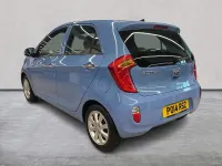 Used Kia Picanto 85 HP (62 kW) 2014 Blue Hatchback