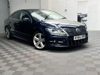 Used VW CC R-line 177 HP (130 kW) 2014 Blue Sedan