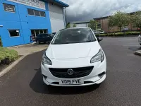 Used Vauxhall Corsa Edition 90 HP (66 kW) 2015 White Hatchback
