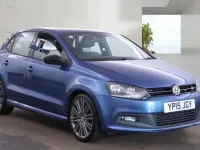 Used VW Polo BlueGT 150 HP (110 kW) 2015 Blue Hatchback