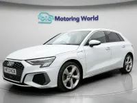 Used Audi A3 Sportback e-tron S-Line 2023 White Hatchback