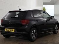 Used VW Polo Match 95 HP (69 kW) 2021 Black Hatchback