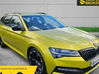 Used Skoda Superb SportlinePlus 190 HP (139 kW) 2019 Green Estate
