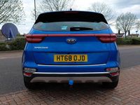 Used Kia Sportage 136 HP (100 kW) 2019 Blue SUV