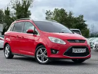 Used Ford Grand C-Max Titanium X 163 HP (119 kW) 2013 Red MPV