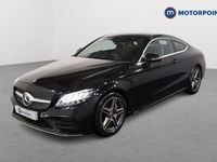 Used Mercedes C300 AMG line 258 HP (189 kW) 2019 Black Coupe