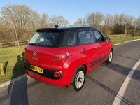 Used Fiat 500L Lounge 85 HP (62 kW) 2013 Red MPV