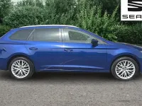 Used Seat Leon SE Dynamic 131 HP (96 kW) 2019 Blue Estate