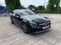 used Mercedes C200 C Class 1.5MHEV EQ Boost AMG Line G-Tronic+ Euro 6 (s/s) 5dr SAT NAV CAMERA CRUISE LEATHER Estate