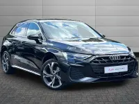 New Audi A3 Sportback S-Line 201 HP (147 kW) 2026 Mythos black Hatchback