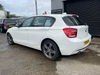 Used BMW 116 Sport Line 2014 White Hatchback