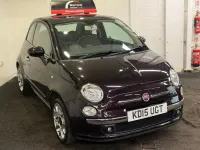 Used Fiat 500 Lounge 69 HP (50 kW) 2015 Mauve/purple Hatchback