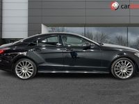 used Mercedes CLS220 CLS 2.1BLUETEC AMG LINE 4d 174 BHP Full Black Leather, Cruise Control, Parking Sensors, CD/DVD R