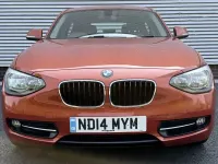 Used BMW 116 Sport Line 2014 Orange Hatchback