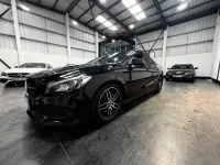 Used Mercedes CLA220 AMG line 177 HP (130 kW) 2018 Black Coupe