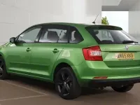 Used Skoda Rapid SE 90 HP (66 kW) 2016 Green Hatchback
