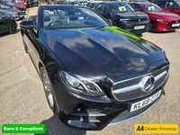 Used Mercedes E220 AMG Line Premium 194 HP (142 kW) 2019 Black Cabriolet