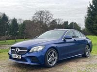Used Mercedes C200 AMG Line Premium 2018 Blue Sedan