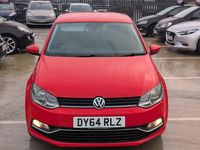 Used VW Polo SE 75 HP (55 kW) 2014 Red Hatchback