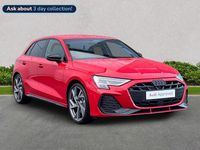 Used Audi A3 Black Edition 150 HP (110 kW) 2025 Red Hatchback