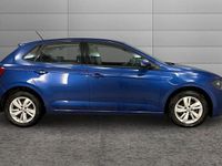 Used VW Polo SE 95 HP (69 kW) 2018 Blue Hatchback