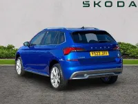 Used Skoda 110 R SE L Executive 81 HP (59 kW) 2023 Race blue metallic Estate