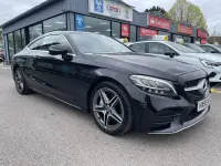 Używany Mercedes C220 AMG line 2018 Czarny Coupe