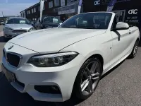 Used BMW 218 M Sport 136 HP (100 kW) 2017 White Cabriolet