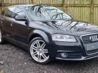 Used Audi A3 Sportback S-Line 2009 Black Hatchback