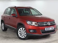 Used VW Tiguan Match 150 HP (110 kW) 2015 Red SUV