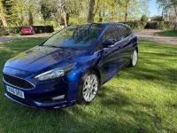 Used Ford Focus Zetec 120 HP (88 kW) 2016 Blue Hatchback