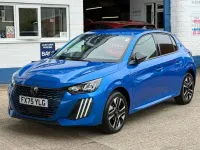New Peugeot 208 Allure 2025 Blue Hatchback