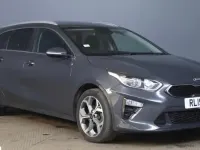 Usado Kia Ceed 136 CV (100 kW) 2019 Gris Utilitario