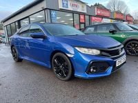 Used Honda Civic EX 129 HP (94 kW) 2017 Blue Hatchback
