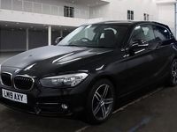 Used BMW 118 Sport Line 136 HP (100 kW) 2019 Black Hatchback