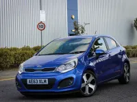 Used Kia Rio 2013 Blue Hatchback