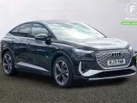 Used Audi Q4 e-tron S-Line 150 kW (204 HP) 2022 Black SUV