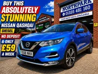 Used Nissan Qashqai N-Connecta 2018 Blue SUV