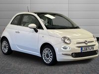 Used Fiat 500 Lounge 69 HP (50 kW) 2017 White Hatchback
