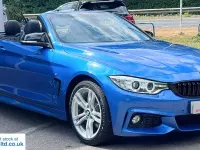 Used BMW 420 M Sport 2014 Blue Cabriolet