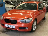 Usado BMW 116 Efficient Dynamics 2013 Naranja Utilitario