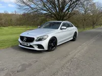 Used Mercedes C300 AMG line 2020 Silver Sedan