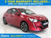 Used Peugeot 208 Allure 100 HP (73 kW) 2020 Red Hatchback