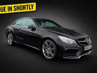 Used Mercedes E350 AMG line 2016 Black Coupe