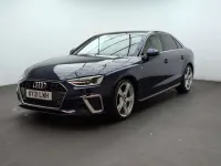 Used Audi A4 S-Line 150 HP (110 kW) 2021 Blue Sedan