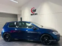 Used VW Golf VII R-line 150 HP (110 kW) 2017 Blue Hatchback