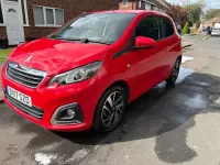 Used Peugeot 108 Allure 82 HP (60 kW) 2017 Red Hatchback